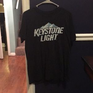 Keystone light buckle shirt